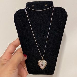 Things Remembered Sterling Silver Heart Locket with engraving
